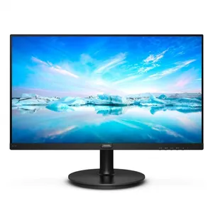 21.5 PHILIPS 221V8/00 4MS 75HZ 1XVGA 1XHDMI FHD 1920X1080 FLICKER-FREE DÜŞÜK MAVİ IŞIK VESA SİYAH