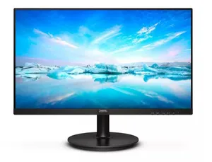 21.5 PHILIPS 222V8LA/00 4MS 75MHZ 1XVGA 1XHDMI 1XDP FHD 1920X1080 HOPARLÖR FLICKER-FREE DÜŞÜK MAVİ VESA SİYAH 