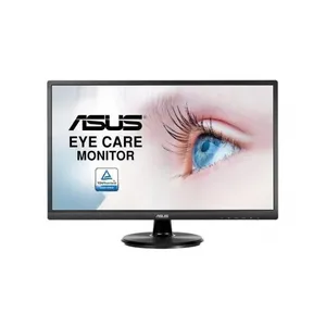 23.8 ASUS VA249HE 5MS 60MHZ 1XVGA 1XHDMI FHD 1920X1080 EYE CARE FLICKER-FREE DÜŞÜK MAVİ IŞIK VESA SİYAH 