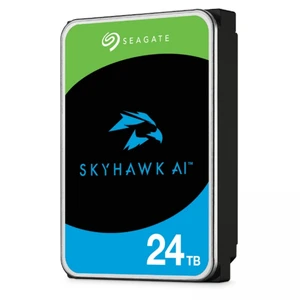 24TB SEAGATE 3.5 SKYHAWK AI SATA 512MB 7/24 GUVENLIK ST24000VE002