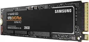 250 GB 970 EVO PLUS SAMSUNG NVME M.2 MZ-V7S250BW PCIE 3500-3300 MB/S 