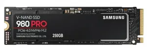 250 GB 980 PRO SAMSUNG NVME M.2 MZ-V8P250BW PCIE 6900-5000 MB/S 