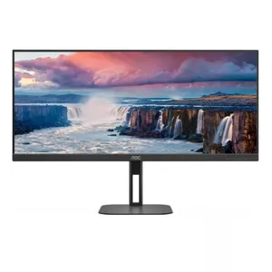 34 AOC U34V5C/BK 4MS 100MHZ 1XHDMI 1XDP WQHD 3440X1440 1XUSB-C HOPARLÖR ÇERÇEVESİZ YÜKSEKLİK AYARI FREESYNC VESA SİYAH