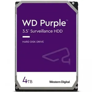 4 TB WD 3.5 PURPLE SATA3 5400RPM 64MB 7/24 GUVENLIK WD43PURZ (3 YIL DISTI GARANTILI) 