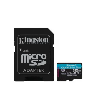 512GB microSDXC Canvas Go Plus 170R A2 U3 V30 MicroSD Kart ve Adaptör