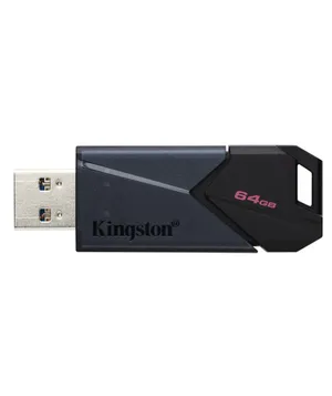 64GB Portable USB 3.2 Gen 1 DataTraveler Exodia Onyx