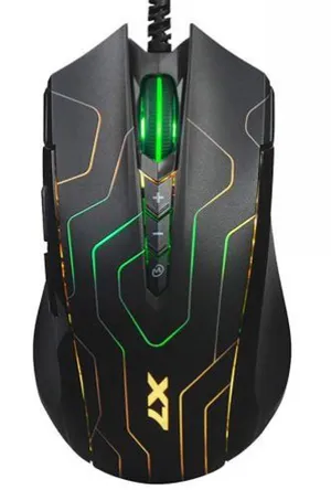 A4 TECH X89 KABLOLU OPTİK SİYAH 2400DPI LABİRENT GAMER 