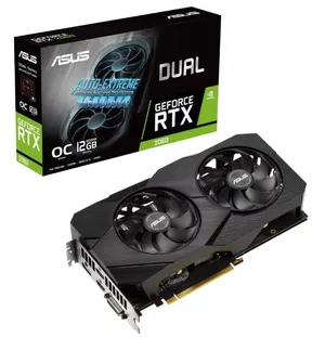 ASUS DUAL RTX2060-O12G EVO 12GB DDR6 192B 2XHDMI 1XDP 1XDVI 