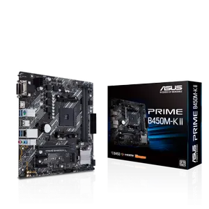 ASUS PRIME B450M-K II DDR4 4400MHZ 1XVGA 1XHDMI 1XDVI 1XM.2 USB 3.2 MATX AM4 