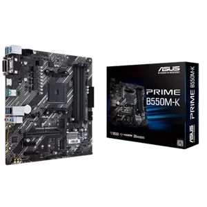 ASUS PRIME B550M-K DDR4 4600MHZ 1XVGA 1XHDMI 1XDVI 2XM.2 USB 3.2 MATX AM4