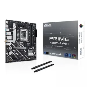 ASUS PRIME H810M-A WIFI DDR5 6400MHZ 1XHDMI 1XDP 2XM.2 USB 3.2 MATX 1851P