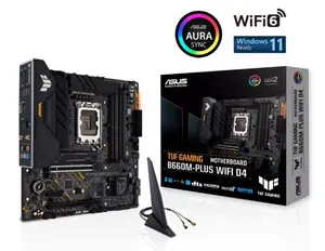 ASUS TUF GAMING B660M-PLUS WIFI D4 DDR4 5333MHZ 1XHDMI 1XDP 2XM.2 USB 3.2 1700P MATX 