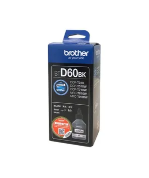 Brother BT D60BK Siyah Mürekkep Tüpü