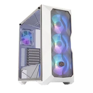 CM MASTERBOX TD500 TG 650W 80+ BRONZE MCB-D500D-KGNB65-S01 BEYAZ MESH ON PANEL PENCERELI MID TOWER K 