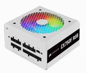 CORSAIR CP-9020227-EU CX750F 750W TAM MODULER RGB BEYAZ 80 PLUS BRONZ GUC KAYNAGI 