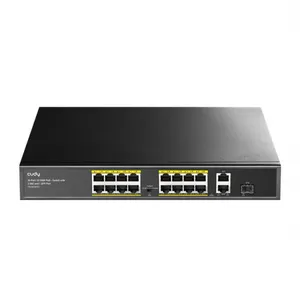 CUDY FS1018PS1 16Port 10/100 PoE+2GB Up200W Switch