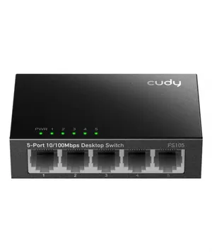 CUDY FS105 5-Port 10/100 Mbps Metal Switch