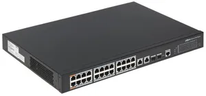 DAHUA PFS3226-24ET-240 24 PORT GIGABIT+ 2XRJ45+ 2XGB SFP COMBO 240W POE RACKMOUNT SWITCH 