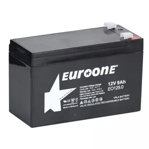Euroone EO-129.0 12 Volt  9 Amper Bakımsız Kuru Akü