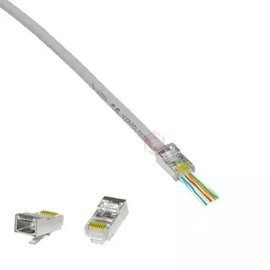 FRISBY FNW-RJ4532N CAT6 EZ RJ-45 YENİ NESİL UTP METAL KONNEKTÖR 100 LÜ KUTU 
