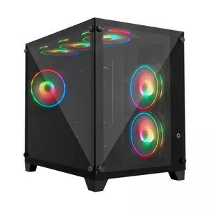 FRISBY PHOENIX FC-9505G PSU YOK 6X120MM RGB FAN USB 3.0 GAMING SİYAH KASA 