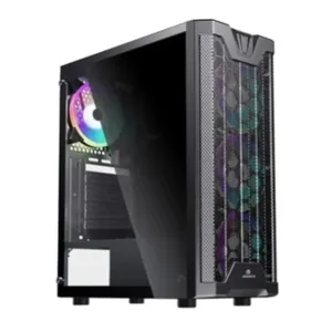 GameBooster GB-F3101B USB 3.0, ATX Mesh RGB Fan Siyah Gaming Kasa