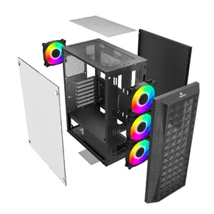 GameBooster GB-G2616B USB3.0 Mesh Panel Siyah Bilgisayar Kasası