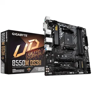 GIGABYTE B550M-DS3H DDR4 4400MHZ 1XHDMI 1XDVI 1XM.2 USB 3.2 MATX AM4 