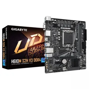 GIGABYTE H610M S2H V3 DDR4 3200MHZ 1XVGA 1XHDMI 2XDP 1XM.2 USB 3.2 MATX 1700Pin ANAKART