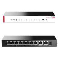 H3C MAGIC BS210T-P 8 PORT GIGABIT + 2 PORT GIGABIT UPLINK 57W POE METAL KASA SWITCH