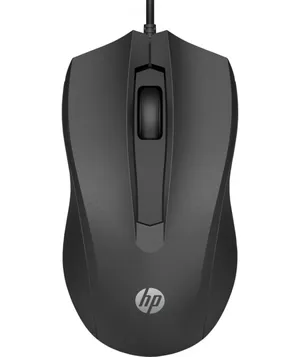 HP 100 Kablolu Mouse - Siyah 6VY96AA