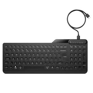 HP 405 Çoklu Aygıt 7N7C1AA-AB8 Arkadan Aydınlatmalı Kablolu Klavye