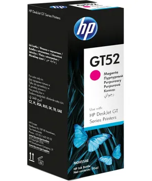 HP GT52 Kırmızı M0H55AE Magenta Original Ink Bottle 70ml Mürekkep Tüpü