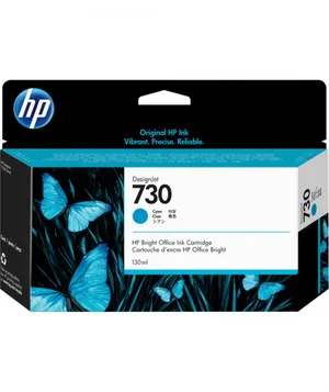 HP P2V62A 130ml T1700 Orijinal Camgöbeği Mavi Mürekkep 730 Kartuş