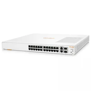 HPE JL807A ION 1960 24 PORT GIGABIT + 2X10GB SFP PORT RACMOUNT 370W POE SWITCH 