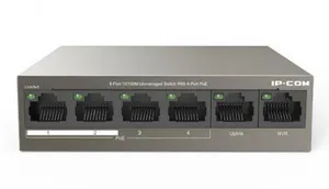 IP-COM F1106P-4-63W 4 PORT 10/100+2X10/100 UPLINK 58W POE SWITCH 