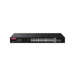IP-COM G1128-24-410W 24 PORT GIGABIT +2XGB RJ45/SFP UPLINK 370W RACKMOUNT POE SWITCH