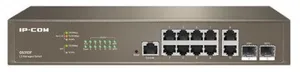 IP-COM G5312F 10 PORT GIGABIT + 2X GIGABIT SFP+CONSONEL PORT L3 CLOUD YONETILEBILIR SWITCH 