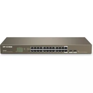 IP-COM IP-G1024F 24 PORT GIGABIT + 2X1GB SFP UPLINK RACKMOUNT SWITCH 