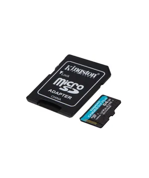 Kingston 64GB microSDXC Canvas Go Plus 170R A2 U3 V30 Card + ADP