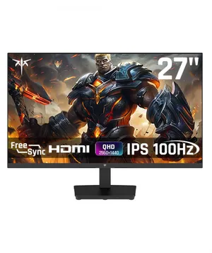 KTC 27 İnç QHD Oyun Monitörü, 100Hz 1ms GTG Hızlı IPS 2K Bilgisayar Oyuncu Monitörü