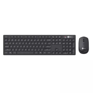 LECOO KM2001-S KABLOSUZ KLAVYE MOUSE SET TÜRKÇE Q  SİYAH 