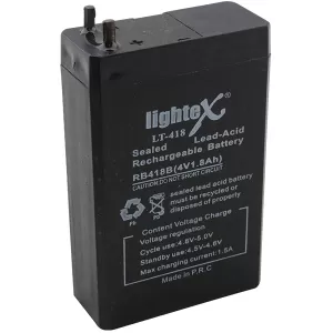 Lightex 4V 1.8Ah Bakımsız Işıldak Aküsü LT-418 