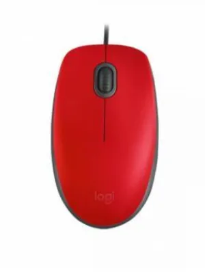 LOGITECH M110 KIRMIZI SESSIZ OPTIK USB 910-005489 MOUSE 