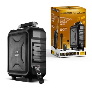 Magicvoice MV-2015 300W Siyah Mikrofonlu Aktif Hoparlör 