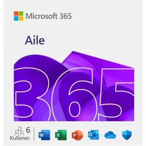 Microsoft Office 365 AILE Dijital Lisans Key ESD 6 KULLANICI/1 YIL EP2-32296 32/64B TR/ING