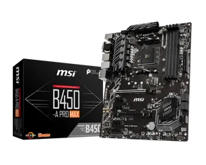 MSI B450-A PRO MAX DDR4 3466HZ 1XVGA 1XHDM 1XDVI 1XM.2 USB 3.2 ATX AM4 