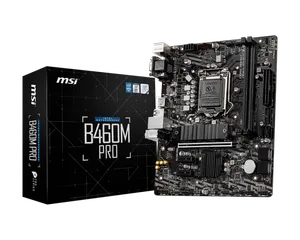 MSI B460M PRO DDR4 2933MHZ 1XVGA 1XHDMI 1XDVI 1XM.2 USB 3.2 MATX 1200P 