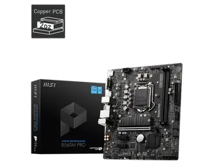 MSI B560M PRO DDR4 5200MHZ 1XVGA 1XHDMI 1XDP 1XM.2 USB 3.2 MATX 1200P