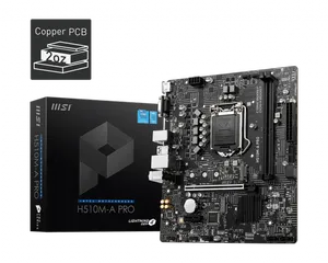 MSI H510M-A PRO DDR4 3200MHZ 1XVGA 1XHDMI 1XM.2 USB 3.2 MATX 1200P 
